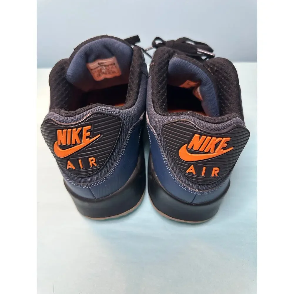 Nike Air Max 90 Essential 'Squadron Blue'  Blue - Black - Safety Orange 10.5 - Picture 3 of 7